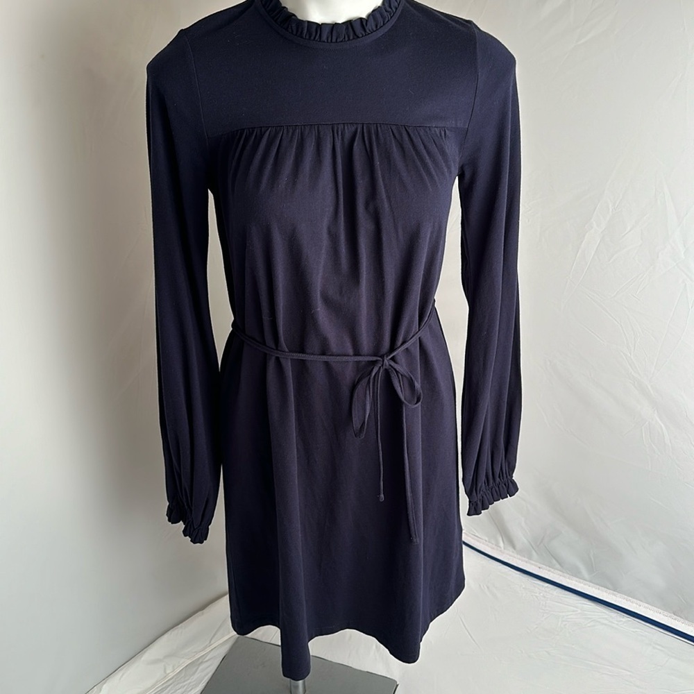 Boden Easy Yoke Mini Jersey Dress navy blue